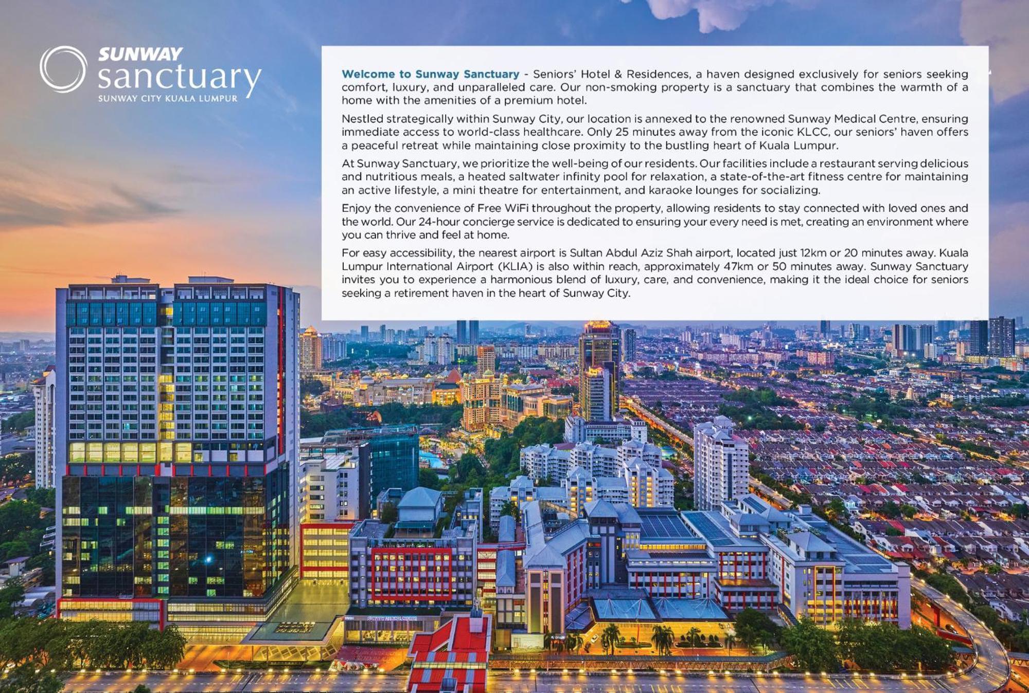 Sunway Sanctuary - Seniors Hotel & Residences Subang Jaya Exterior photo